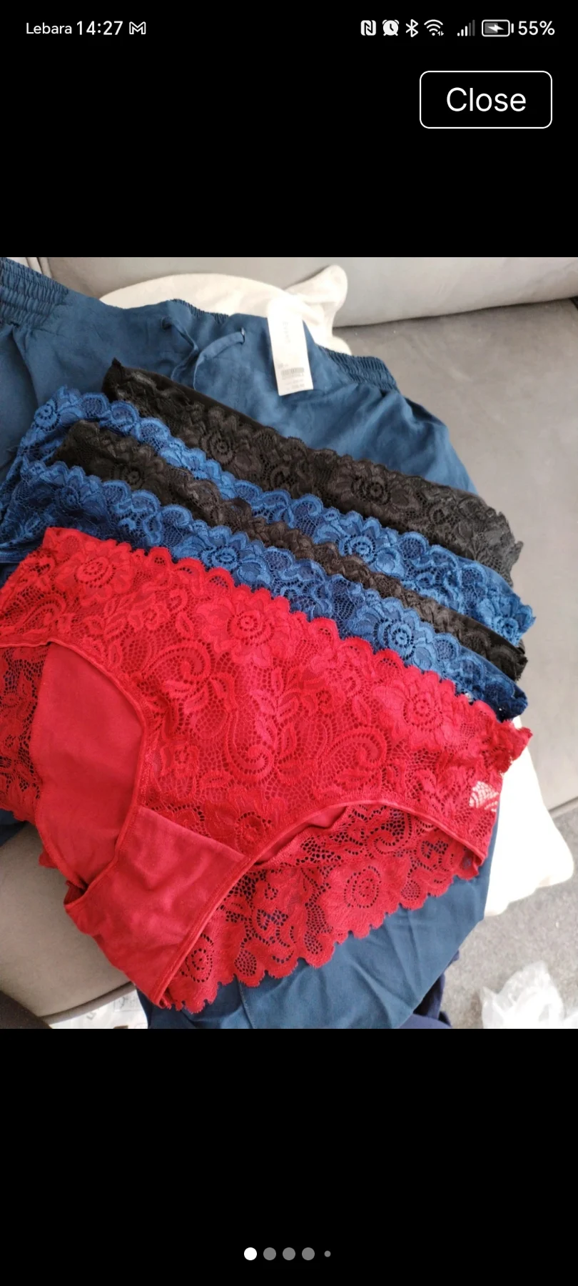 💥 SALE 💥 Evans navy elasticated waist trousers & 5 full briefs size 22 🌹