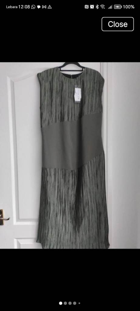 🆕💚Helen McAlinden dress olive green stunning dress tag says £305💚size 16