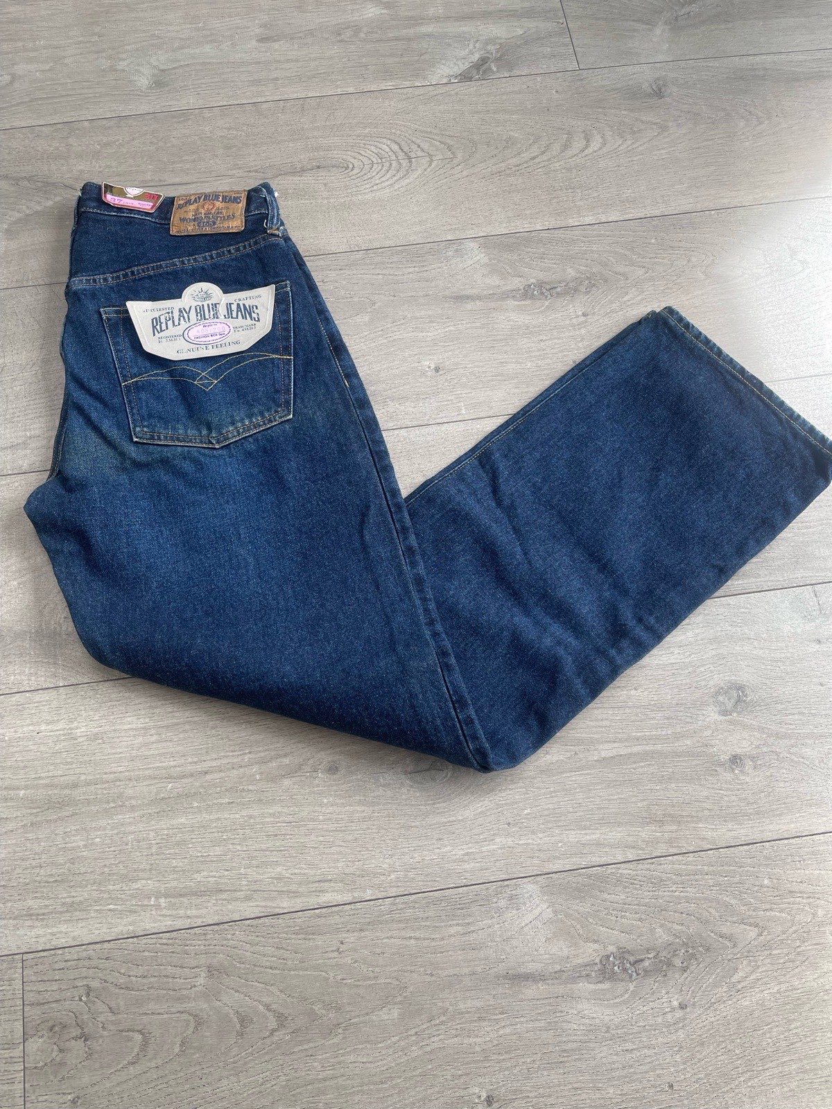 Replay Straight Leg Blue Jeans Size 30 Short