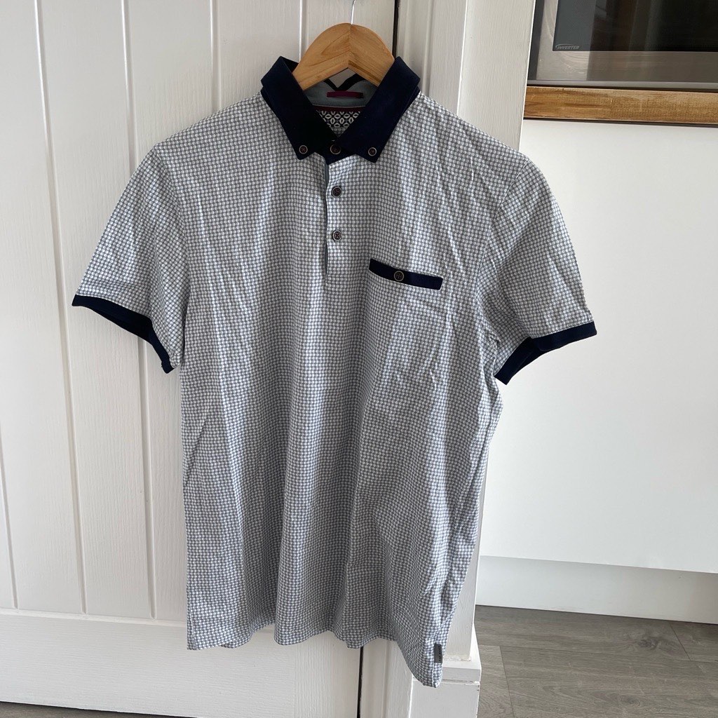 Ted Baker Polo Shirt Size Medium