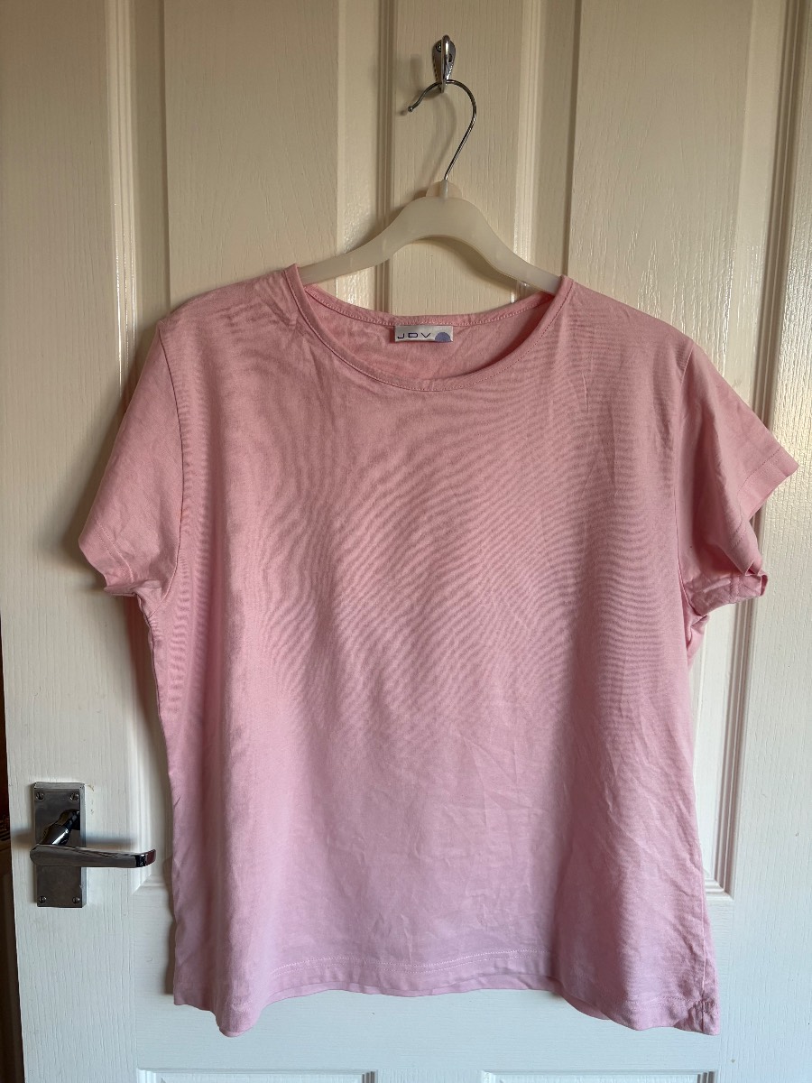 JDV Women’s Pink T-Shirt Size 20-22 Short Sleeve VGC