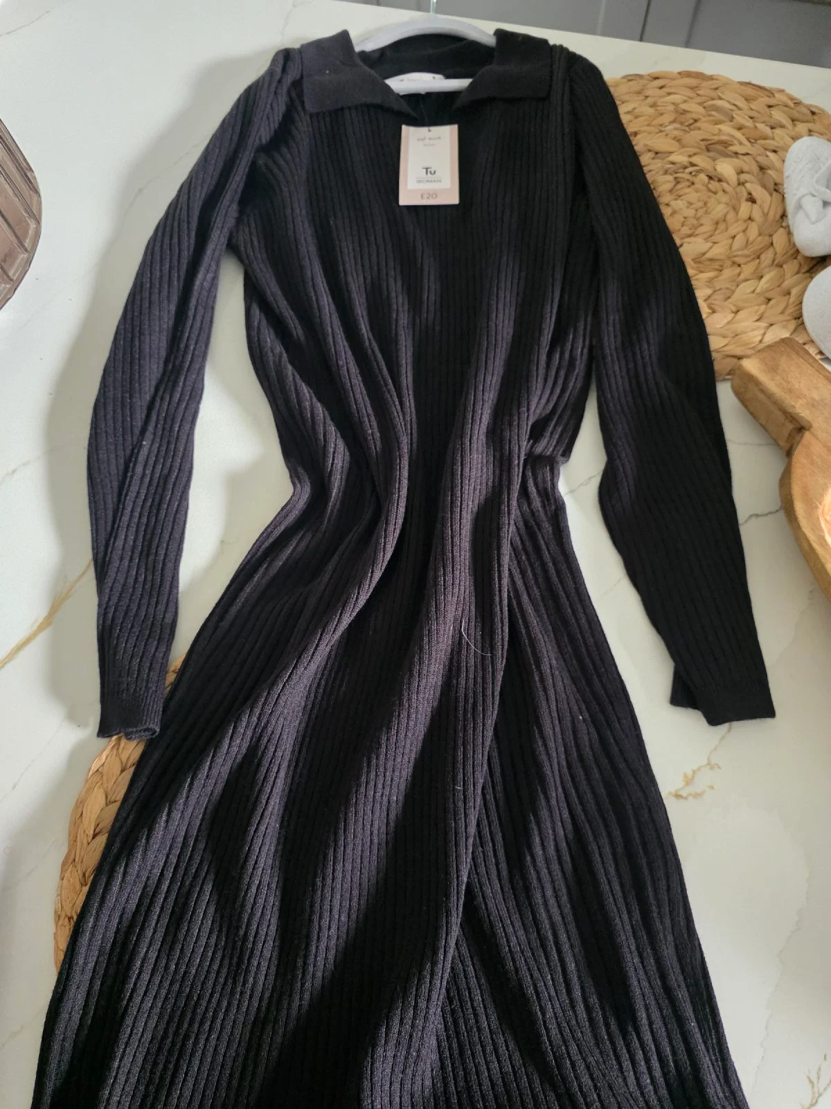 Tu Petite Black Knitted Dress