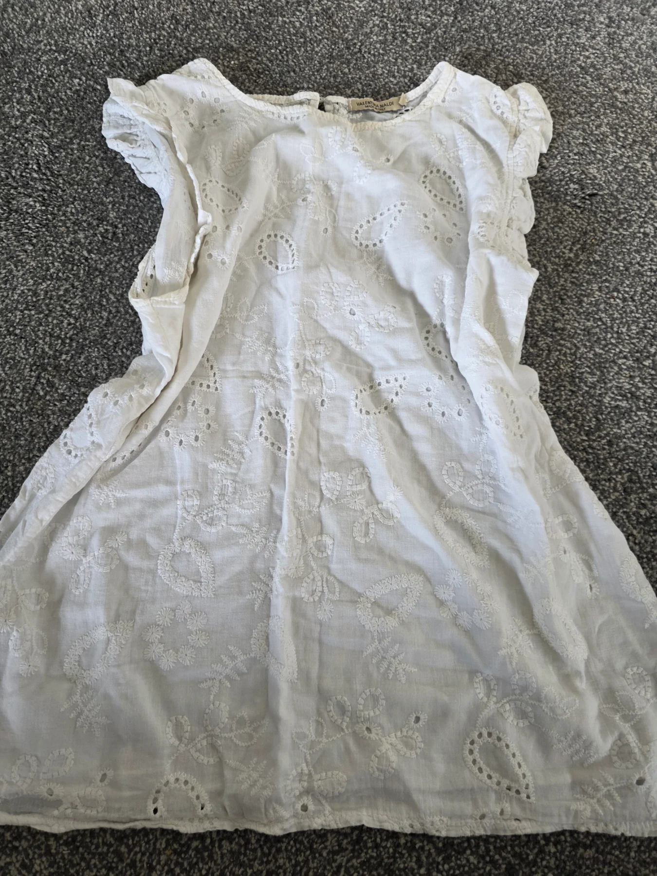 Valentina Naldi Ruffle Sleeve Blouse