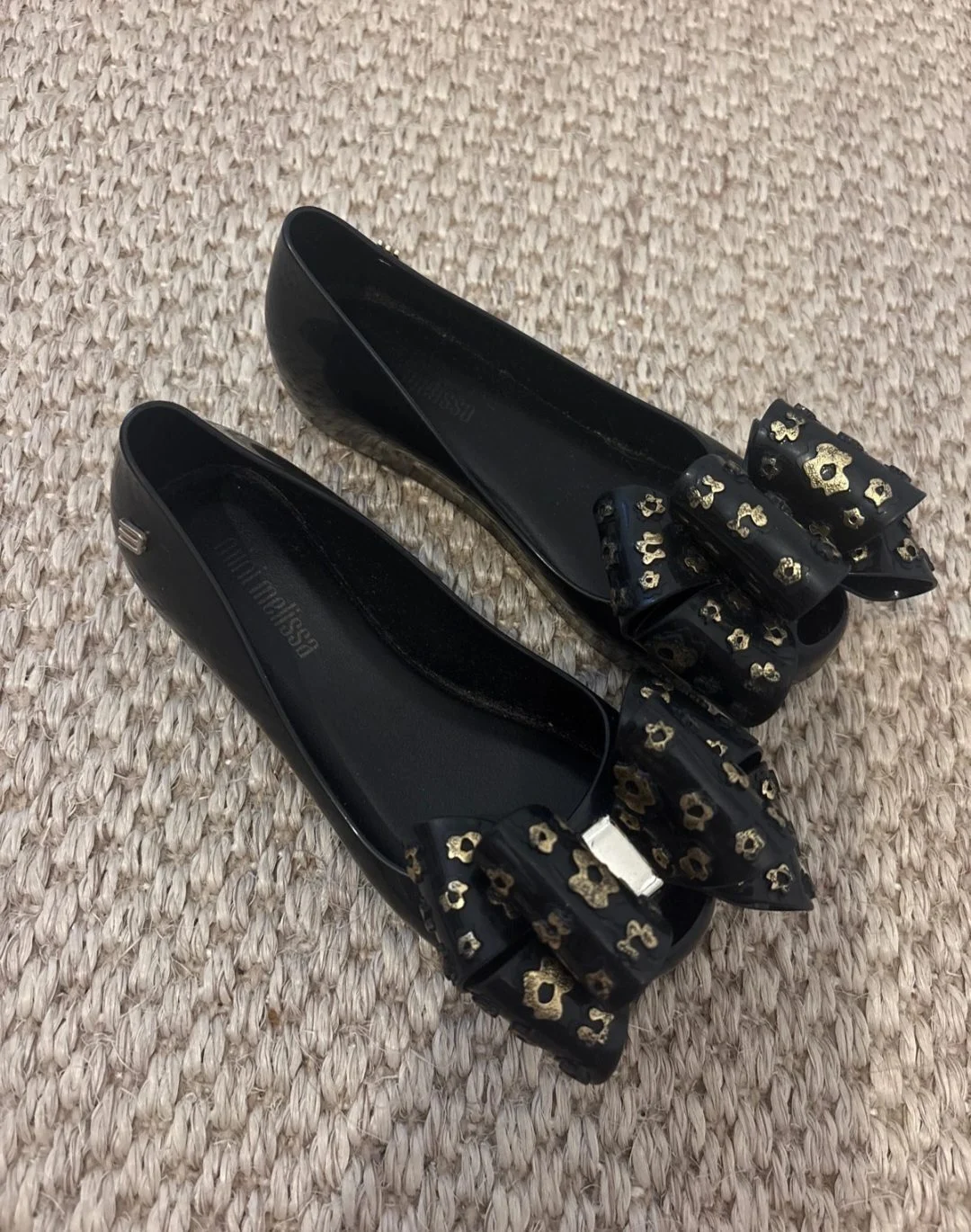 Mini Melissa Flat Shoes with Bow