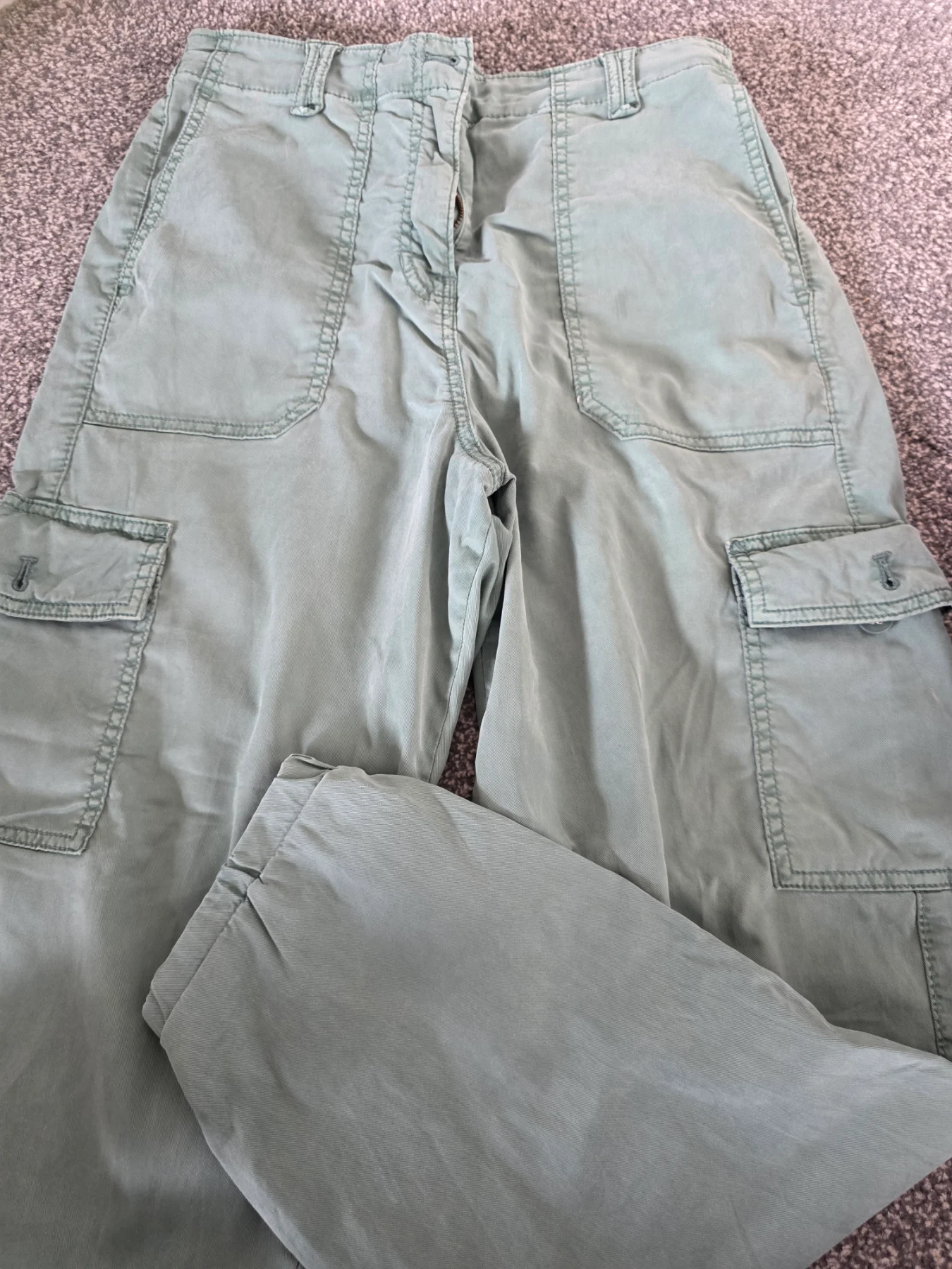 Womens Green Cargos