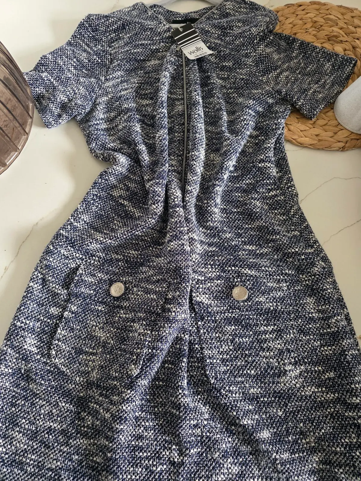 Wallis Tweed Style Dress