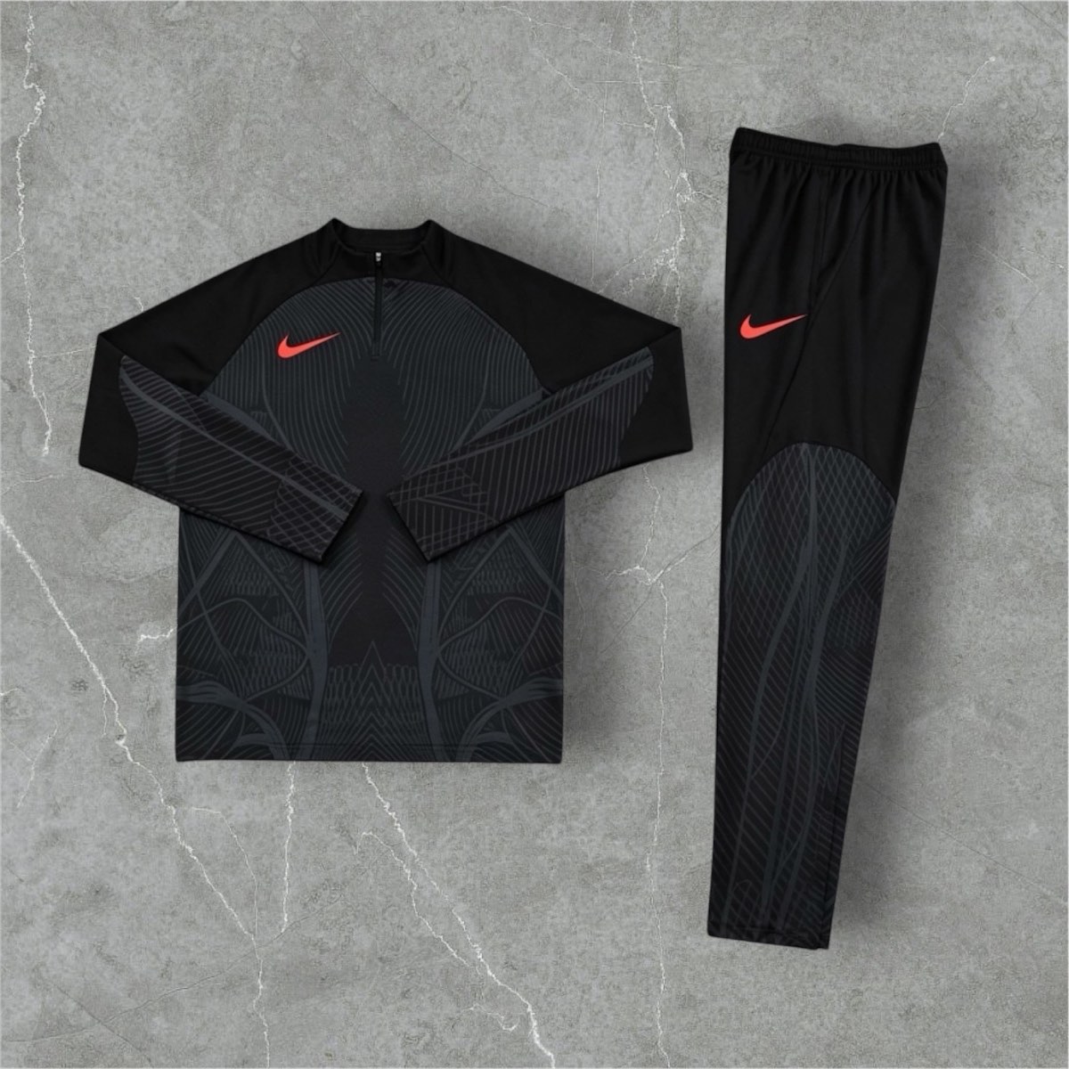 Black Nike Dri-FIT Tracksuit (Size M)