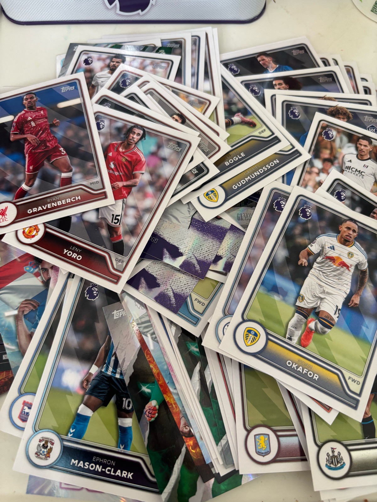 100 Topps Premier League 2026/2027 Football Cards