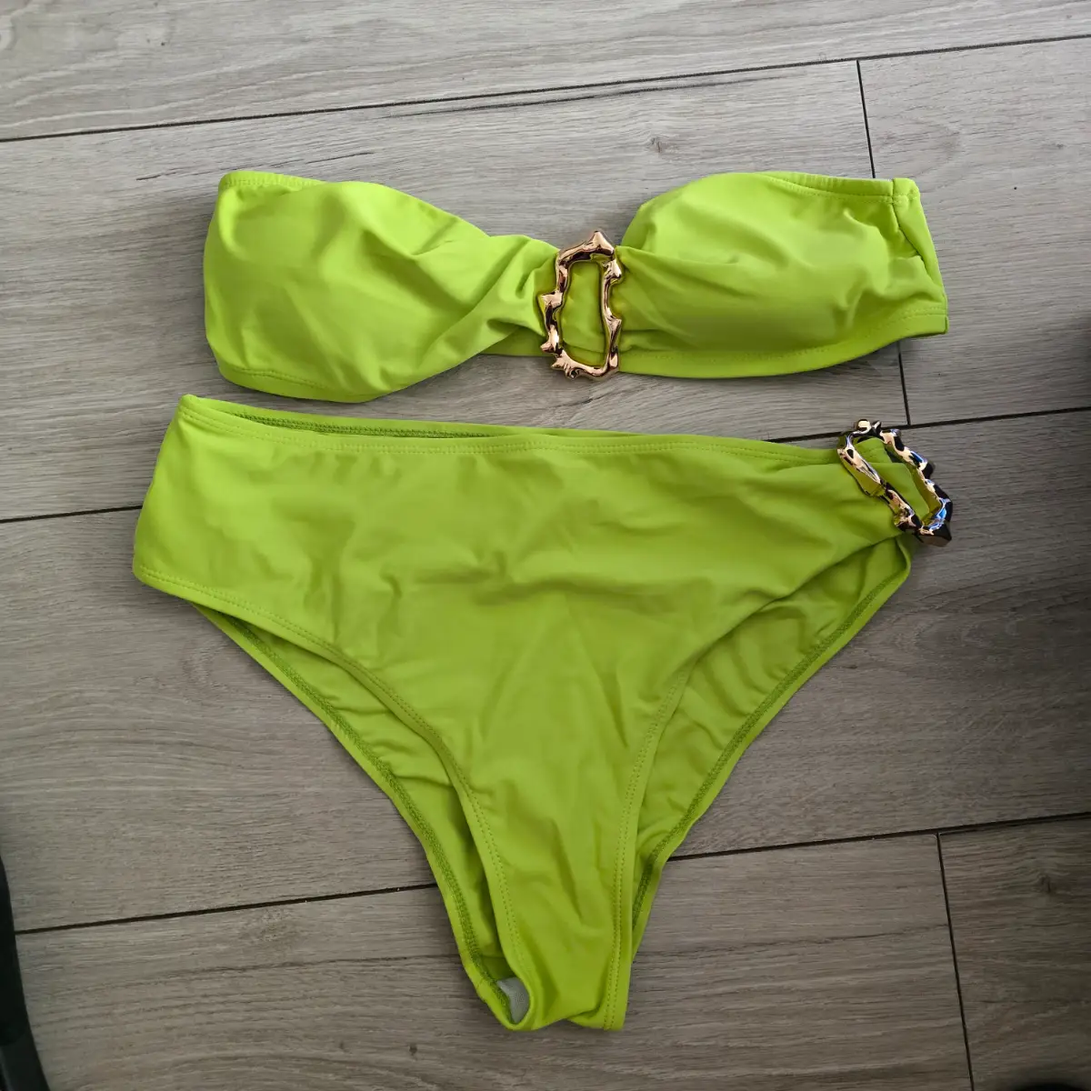 green bikini