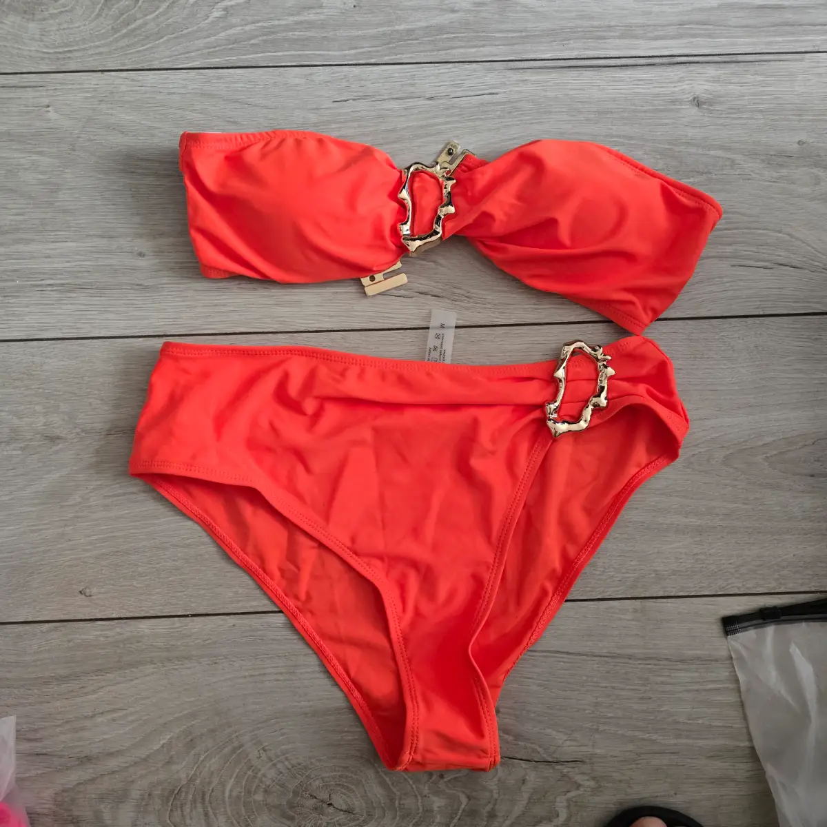 orange bikini