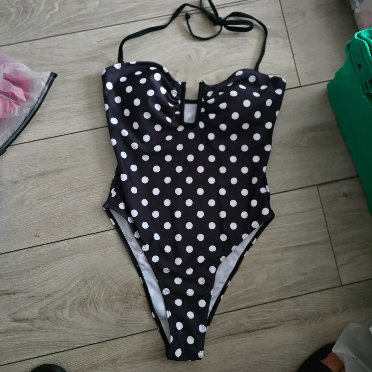 Black spotty costume