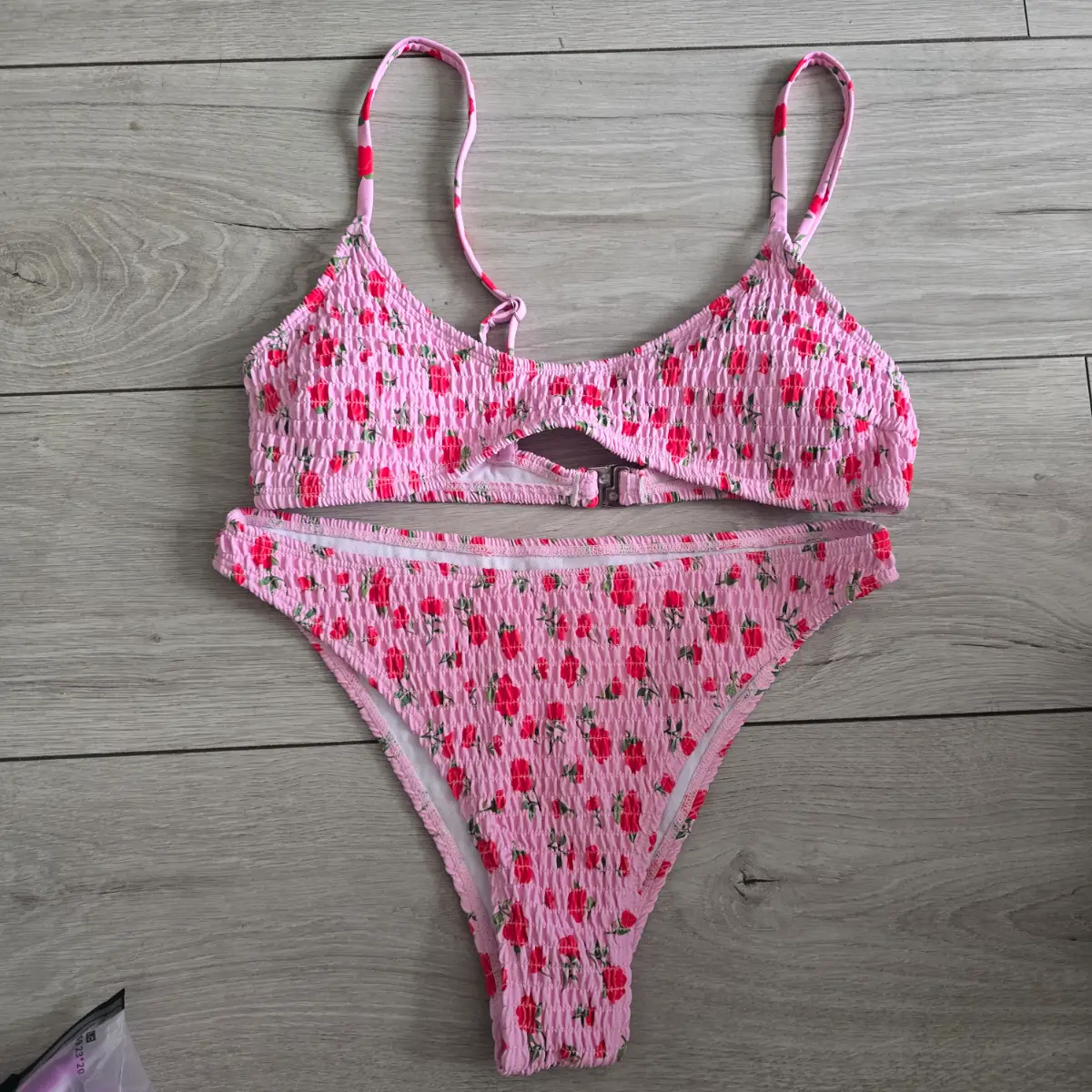 Pink fruit bikini