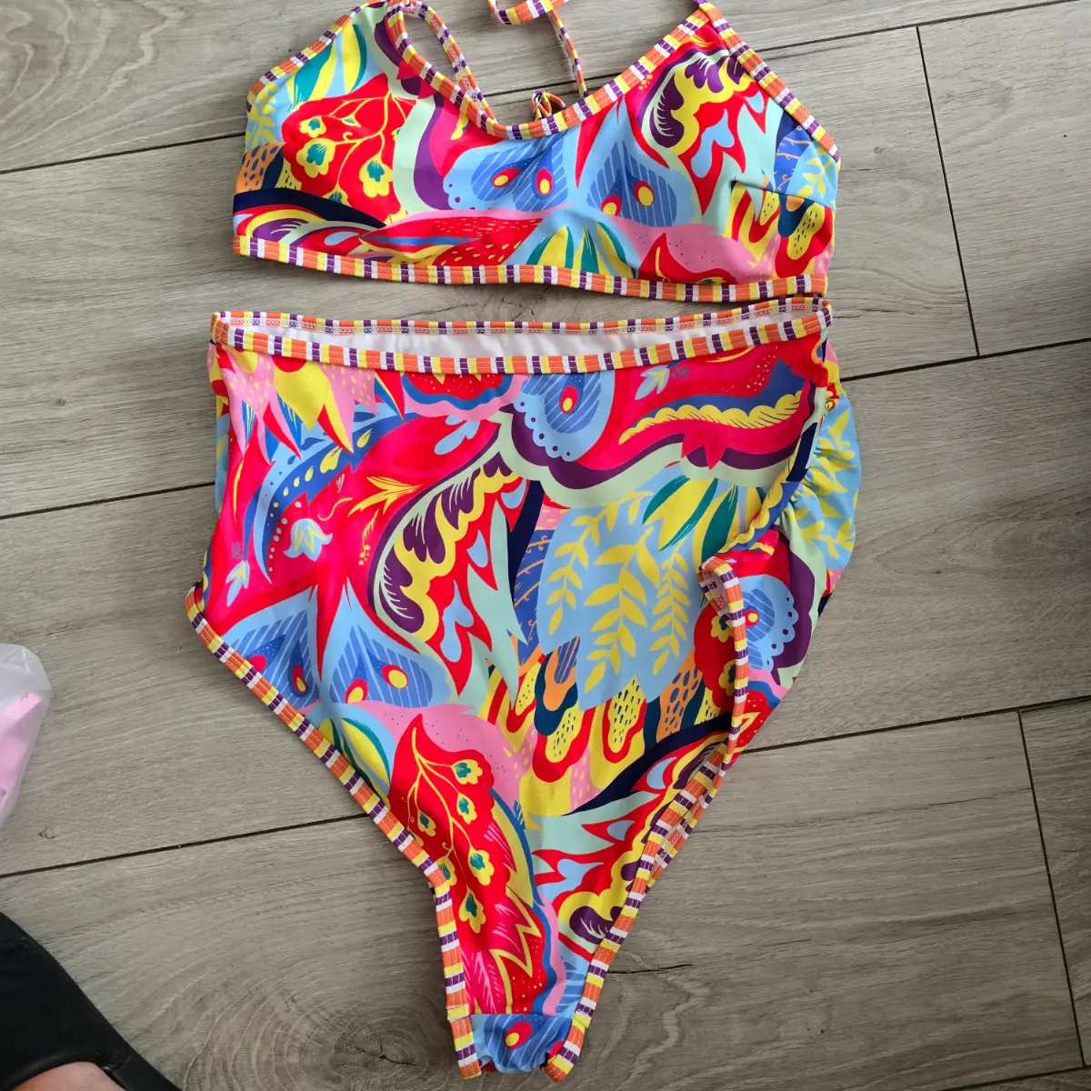 colourful bikini
