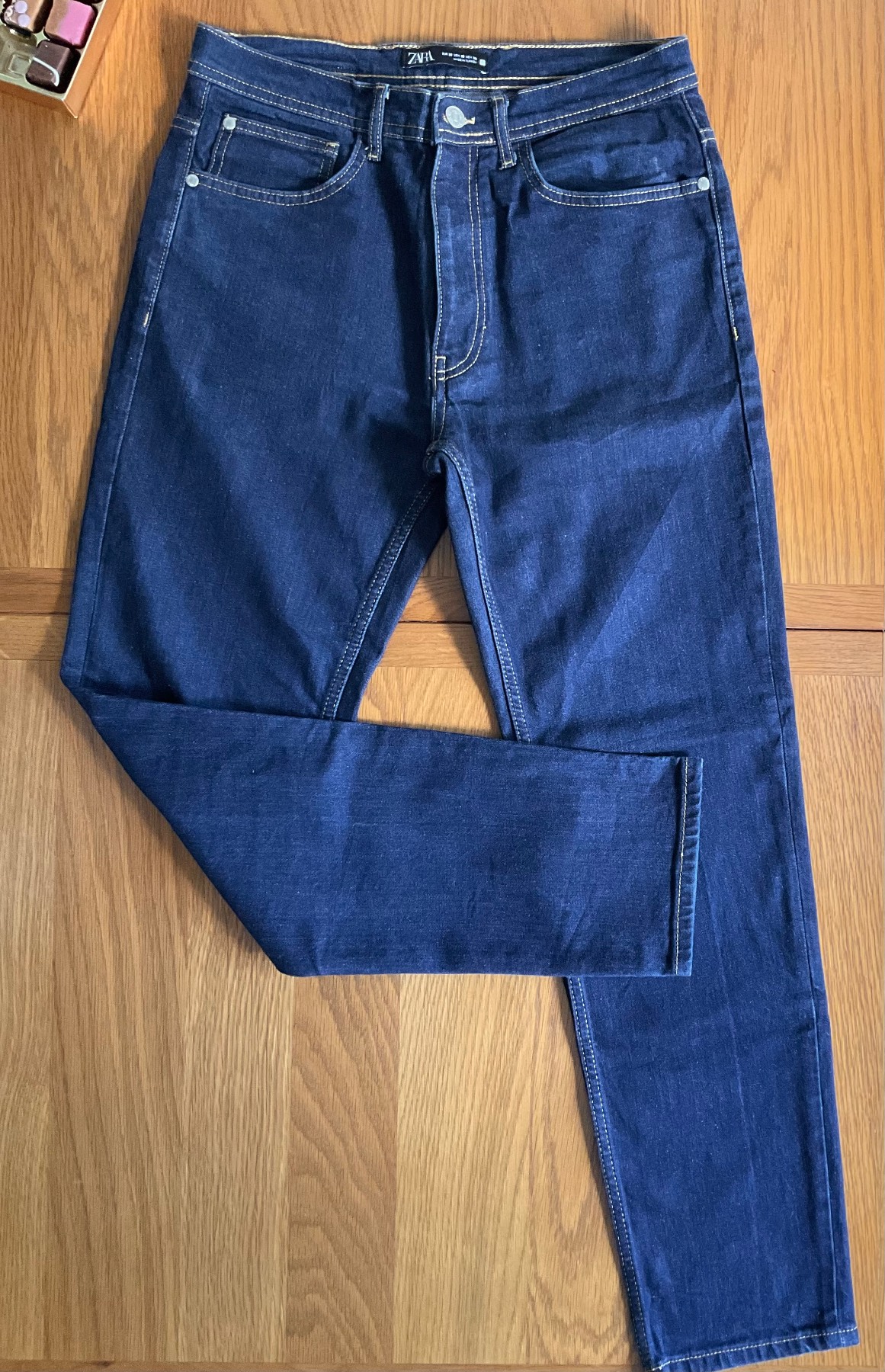 Zara indigo blue jeans men’s Waist 32” Leg 30”