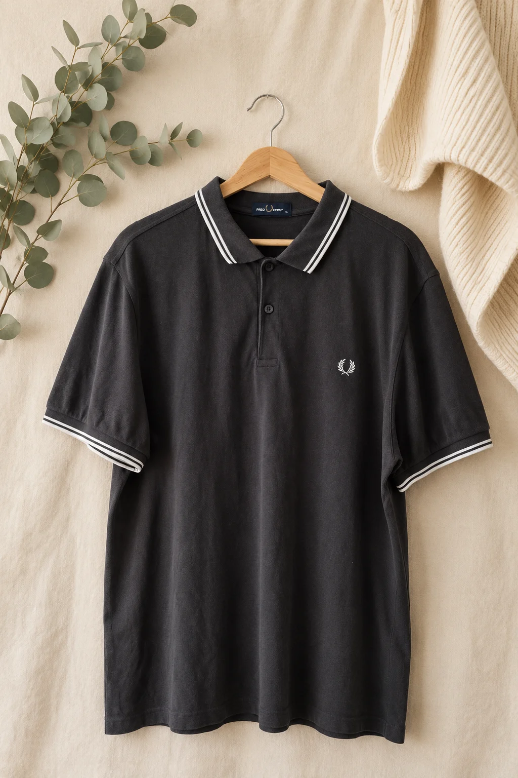 Men’s Fred Perry M3600 Twin Tipped polo shirt in size XXL 0070