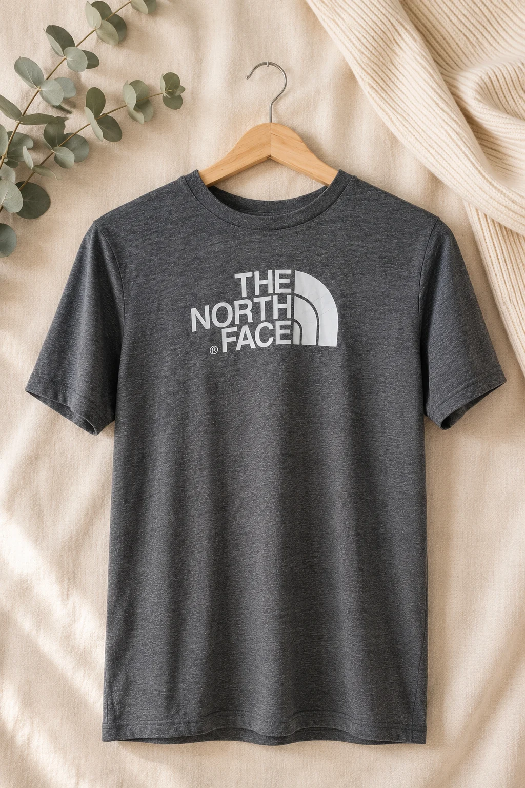 The North Face Half Dome Grey T-Shirt Youth Junior XL 0071