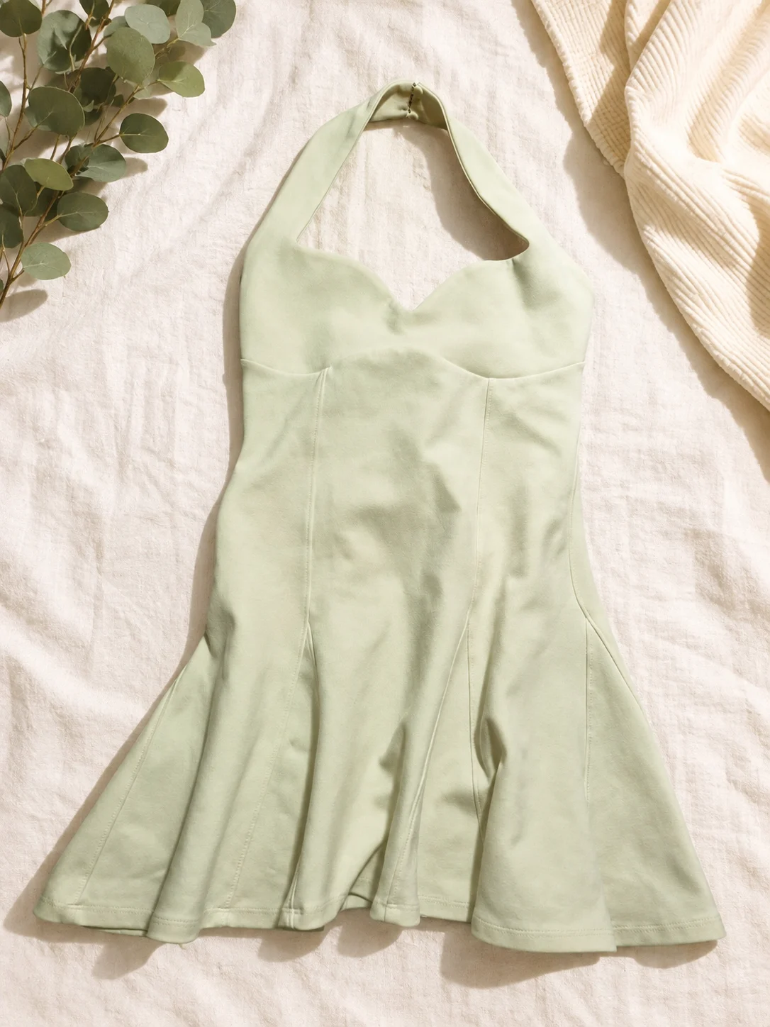 Zara viral halter neck mini dress