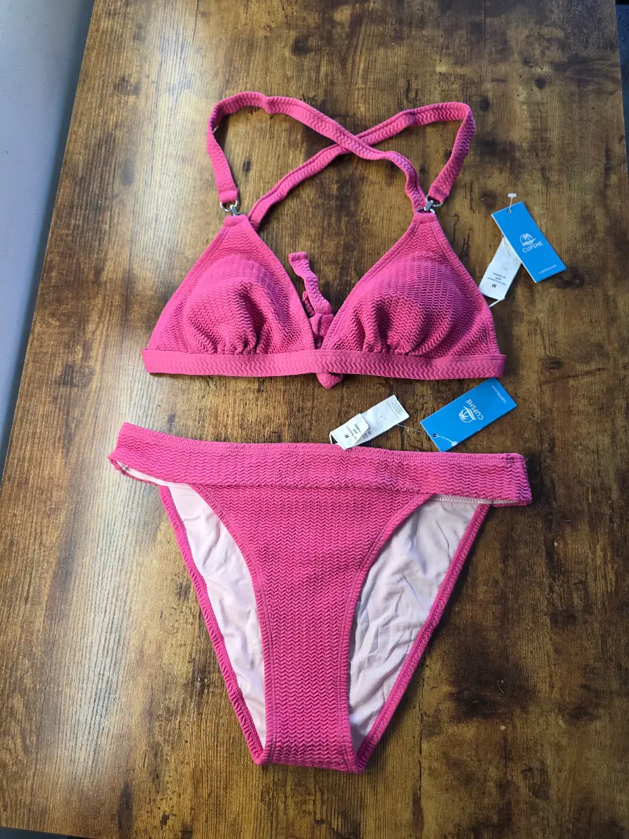 Cupshe pink bikini swimsuit M UK12