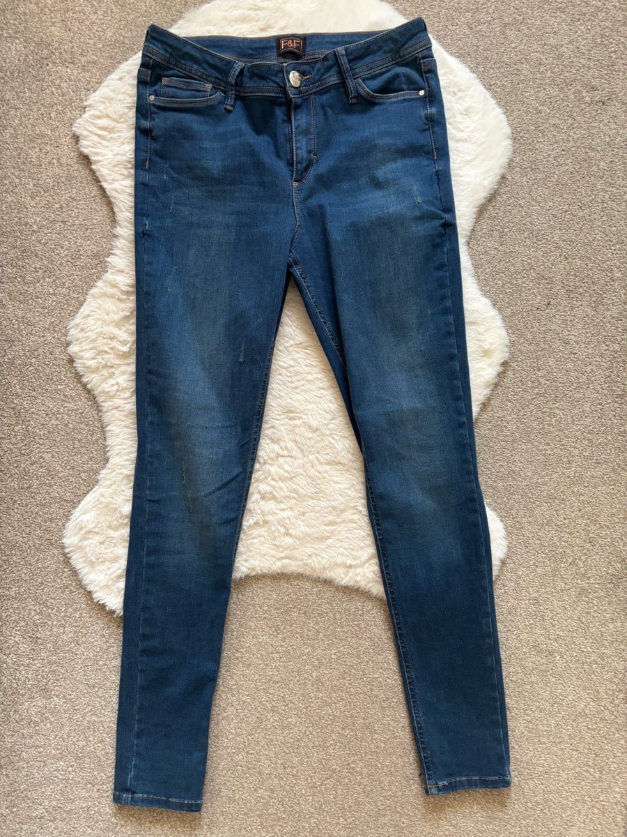 Denim skinny jeans