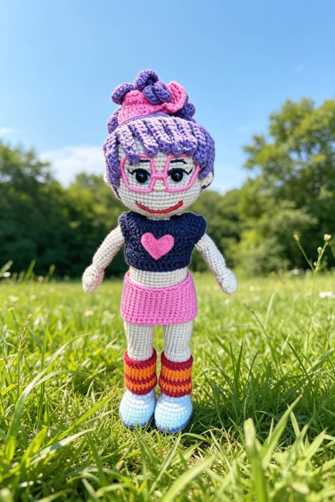 Handmade crochet doll your child's friend
