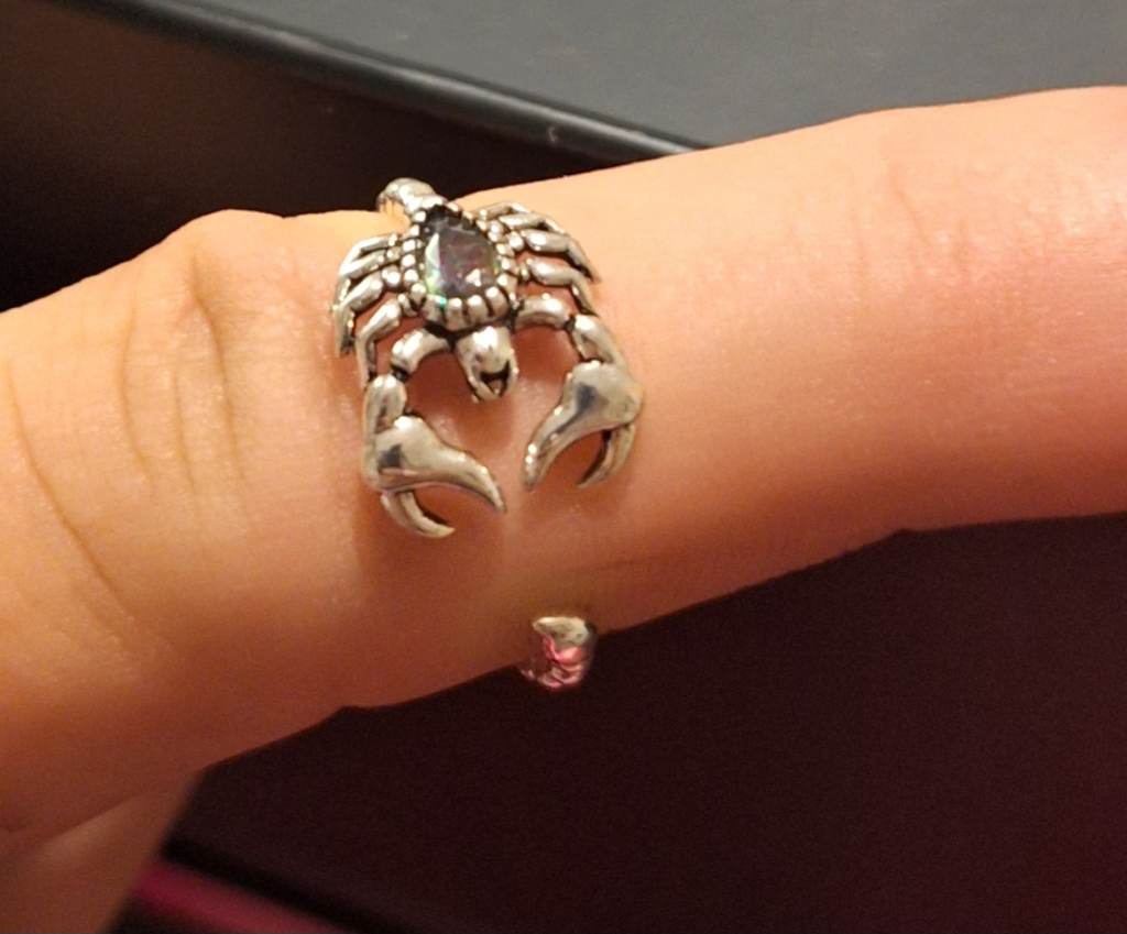 Womens scorpion ring
