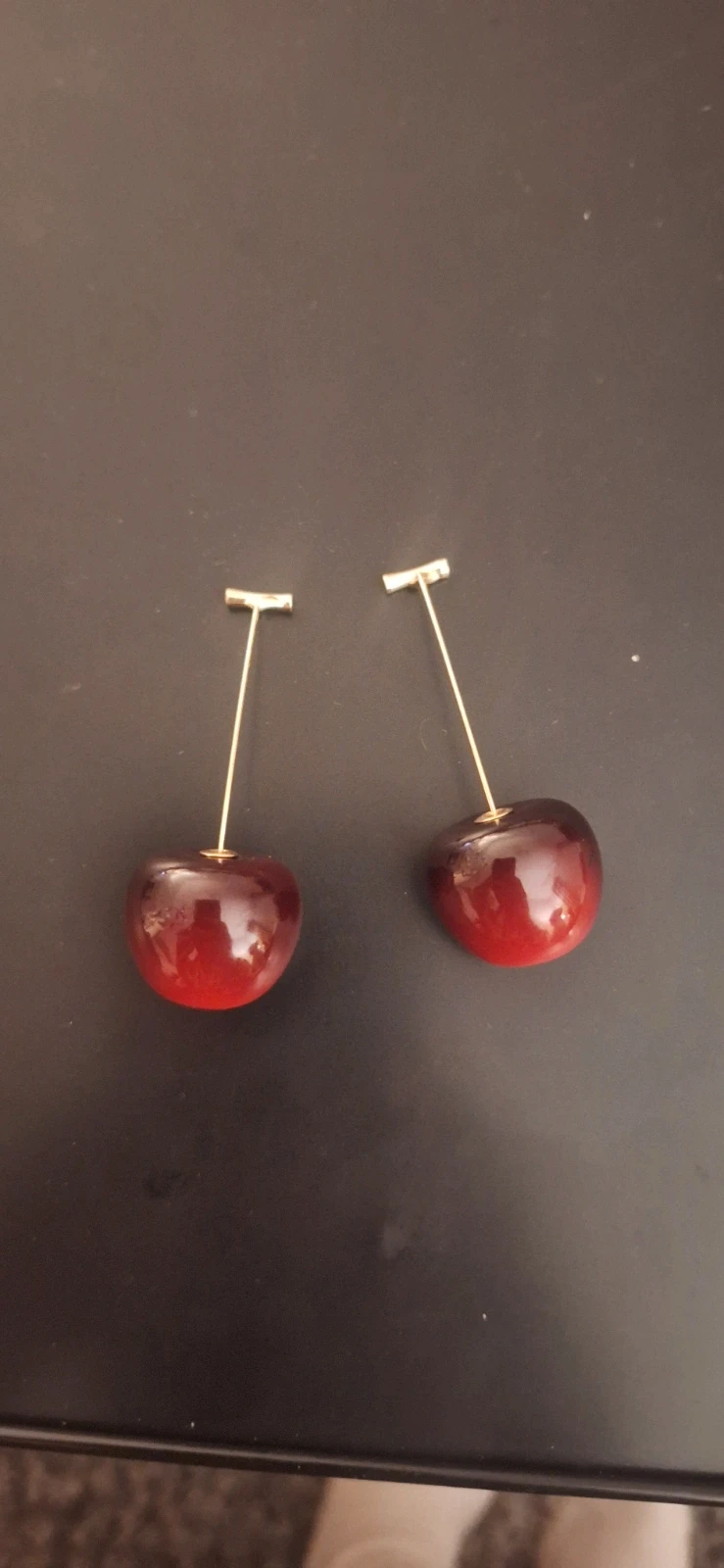 Womens cherry earrings