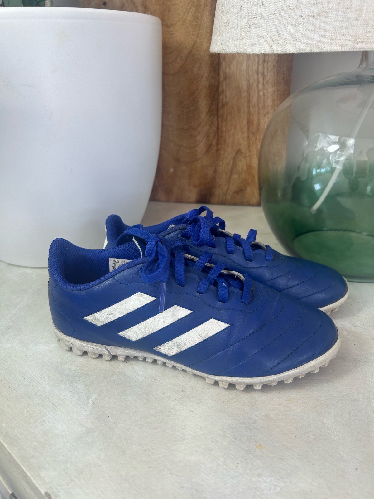 Adidas | kids | football boots | junior size 2 | blue | trainers | boys