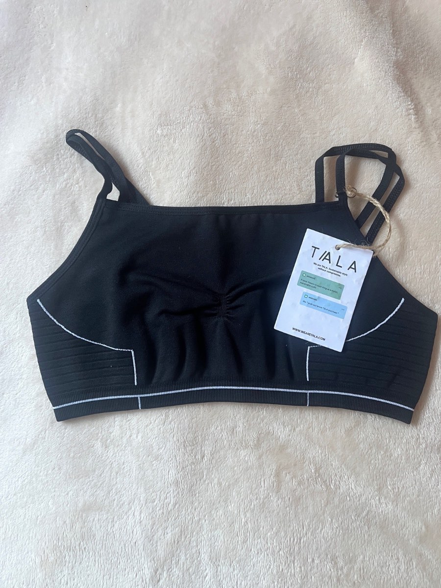 Tala Black Sports Bra