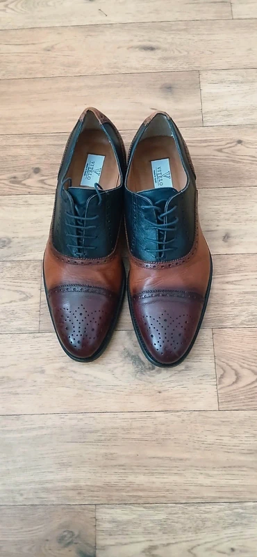 Vitelo two-tone brogues