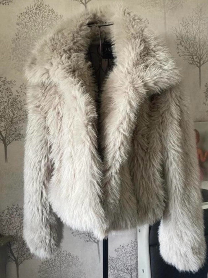 Zara faux fur jacket