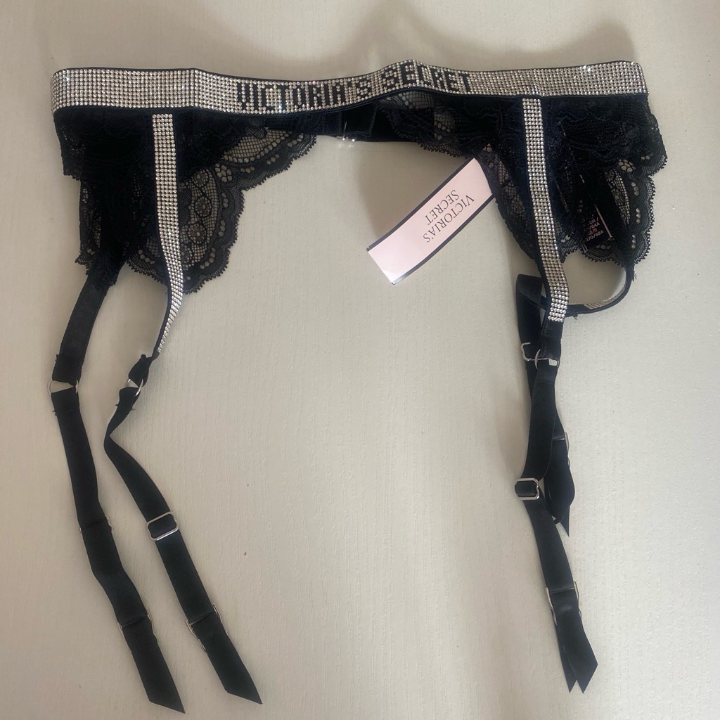 Victoria's Secret Shine Strap Garter Belt