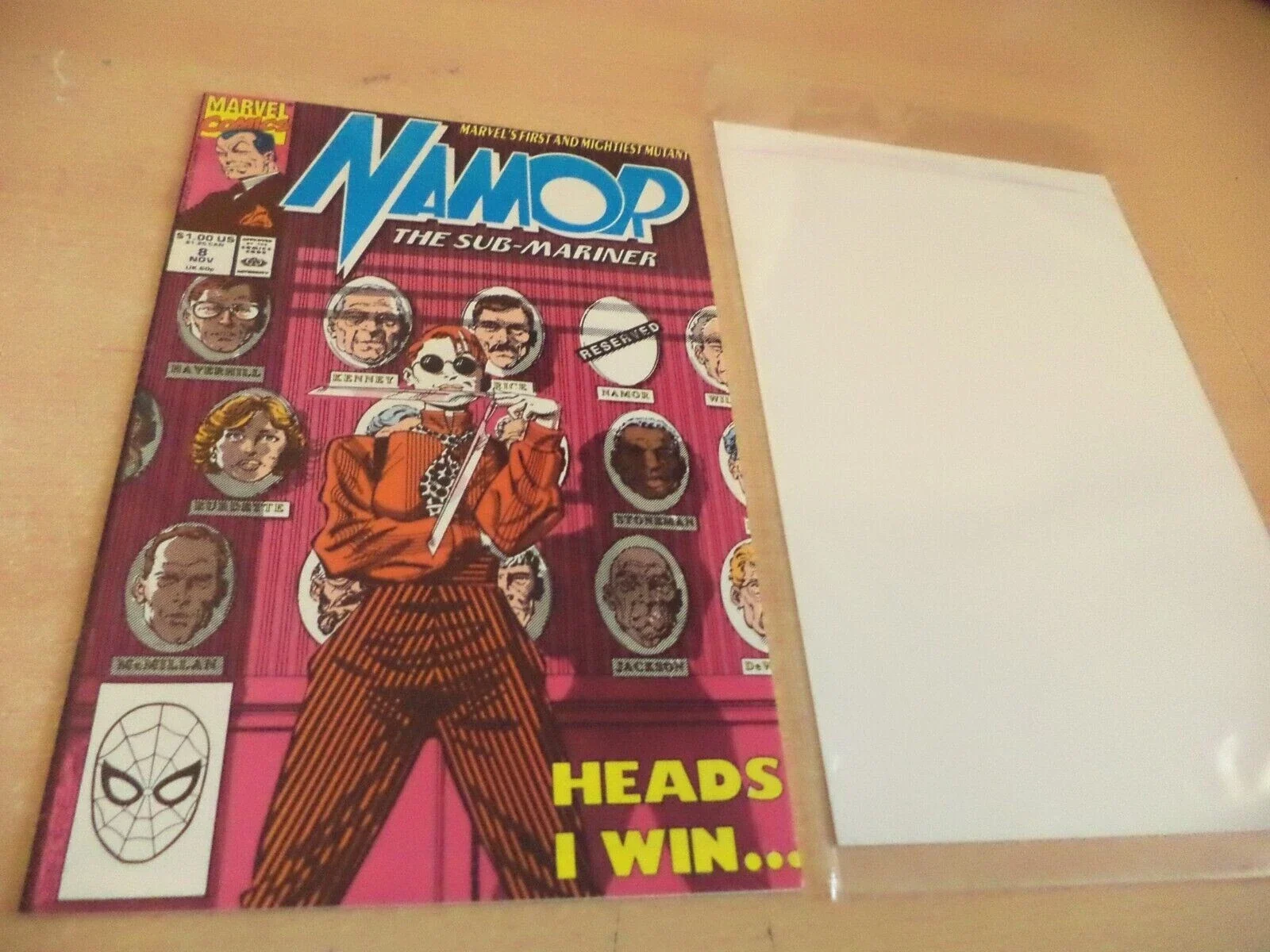 NAMOR THE SUB MARINER vol 1 no 8 MARVEL COMIC BOOK GRAPHIC NOVEL 1990