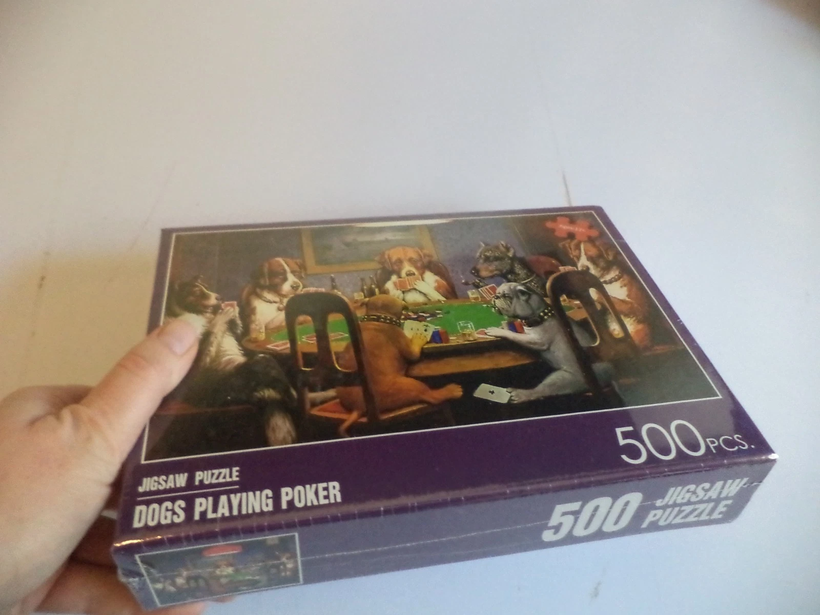 new sealed dogs playing poker 500 piece jigsaw puzzle