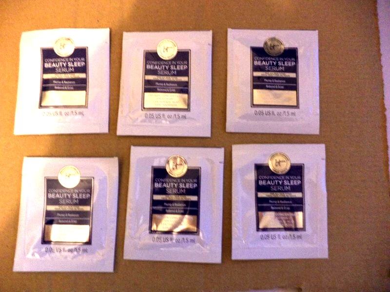 6 x Confidence in Your Beauty Sleep Serum 1.5ml skin face travel size