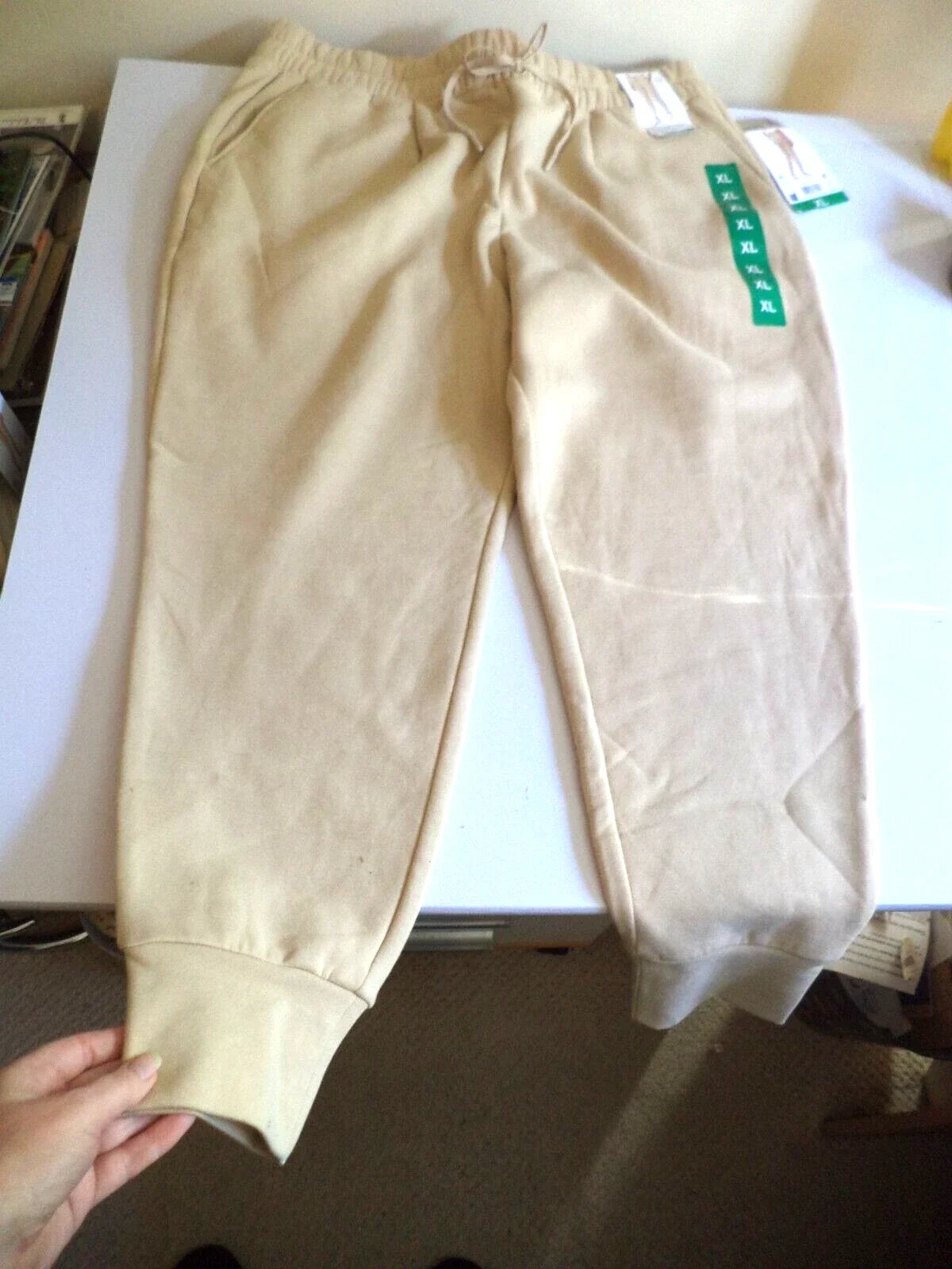 BNWT Mondetta Womens warm thick Fleece Pleated Jogger XL JOGGING BOTTOMS size 16 18 20