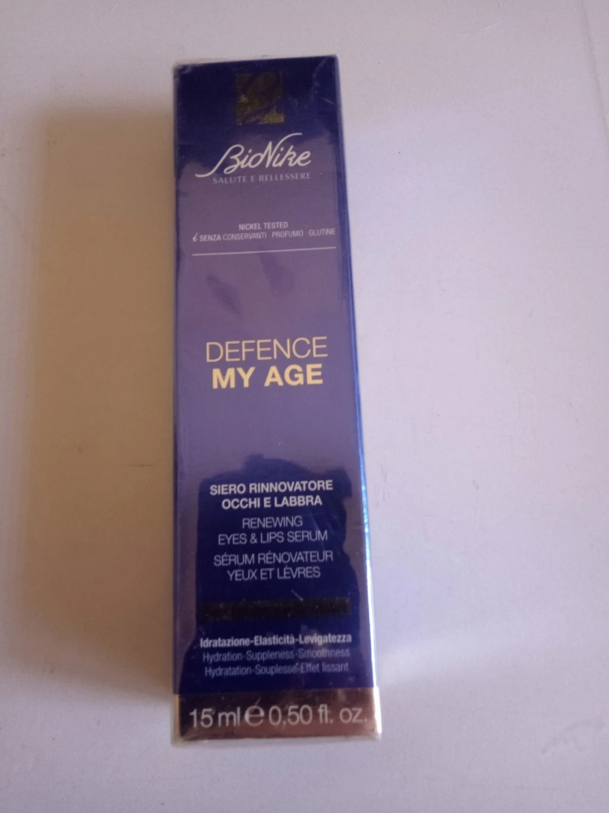 BIONIKE DEFENCE MY AGE Renewing Eye & lips Serum Mature Skin Face 15ml