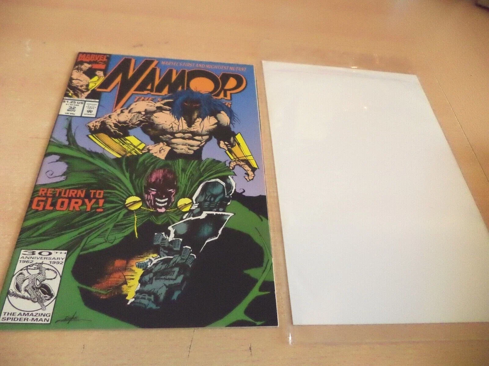 NAMOR THE SUB MARINER vol 1 no 32 MARVEL COMIC BOOK GRAPHIC NOVEL 1992