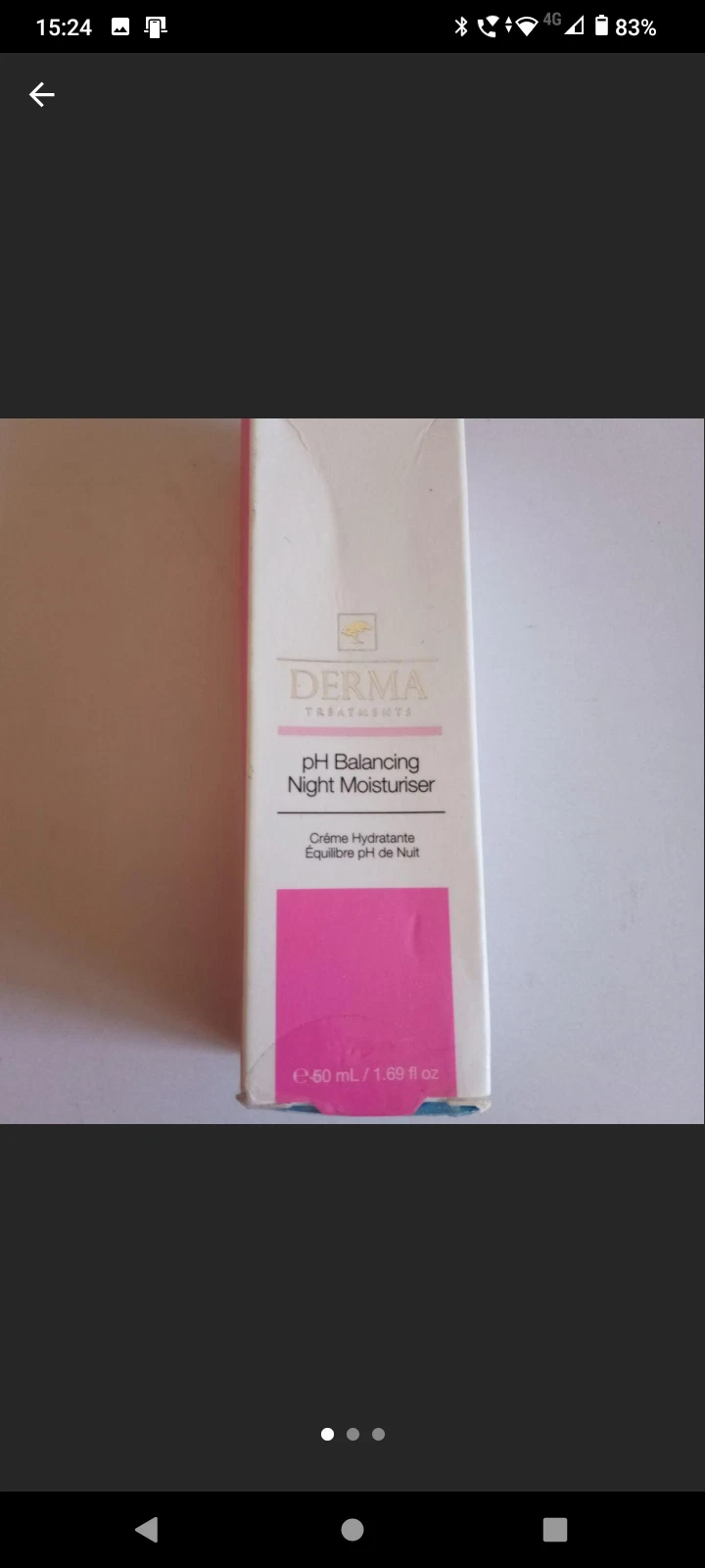Derma Treatments Ph Balancing Night Moisturiser 50ml face moisturising cream