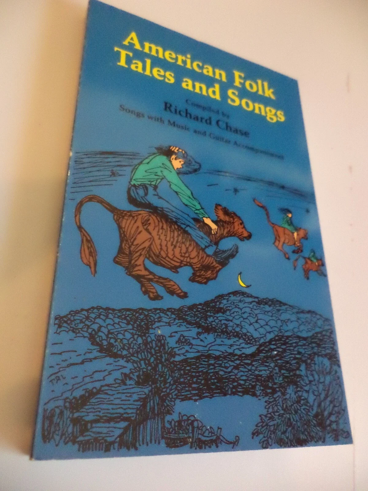 AMERICAN FOLK TALES & SONGS Richard Chase 1971 Music & Guitar Accompaniment book