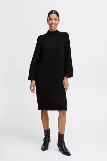 BNWT b.young women's bymerli black jumper Sweater dress XL size 16 18 RRP £49.99