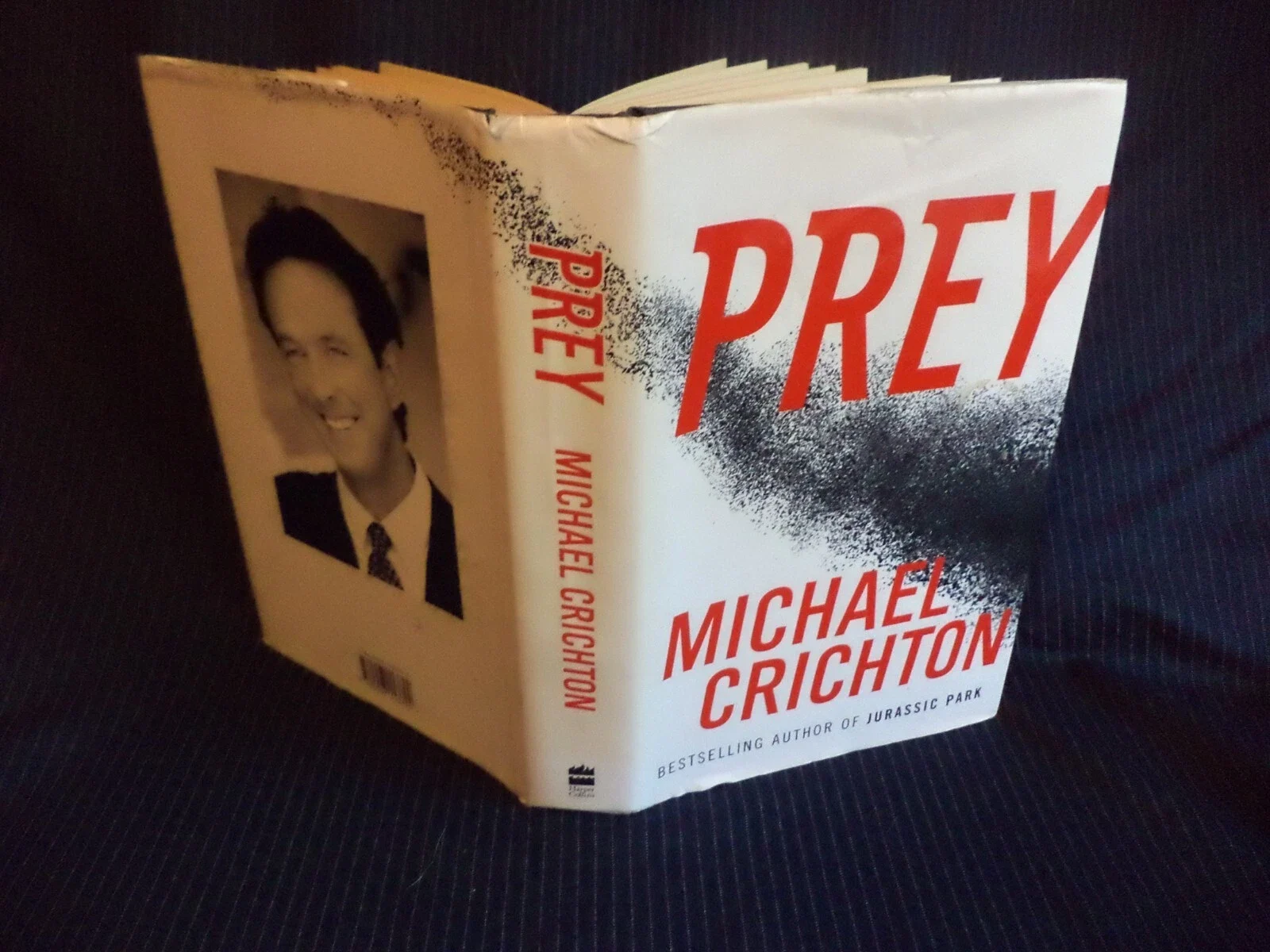 PREY michael crichton STORY THRILLER NOVEL BOOK HARDBACK 2002 FICTION