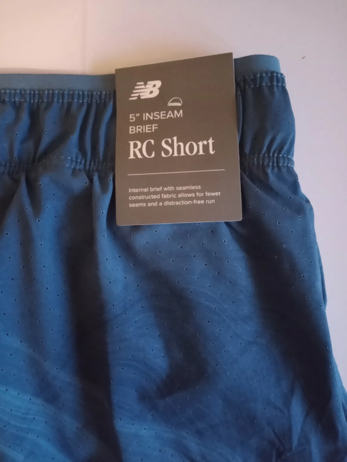 BNWT NB New Balance internal Briefs RC Standard Dry women's Blue Running shorts
