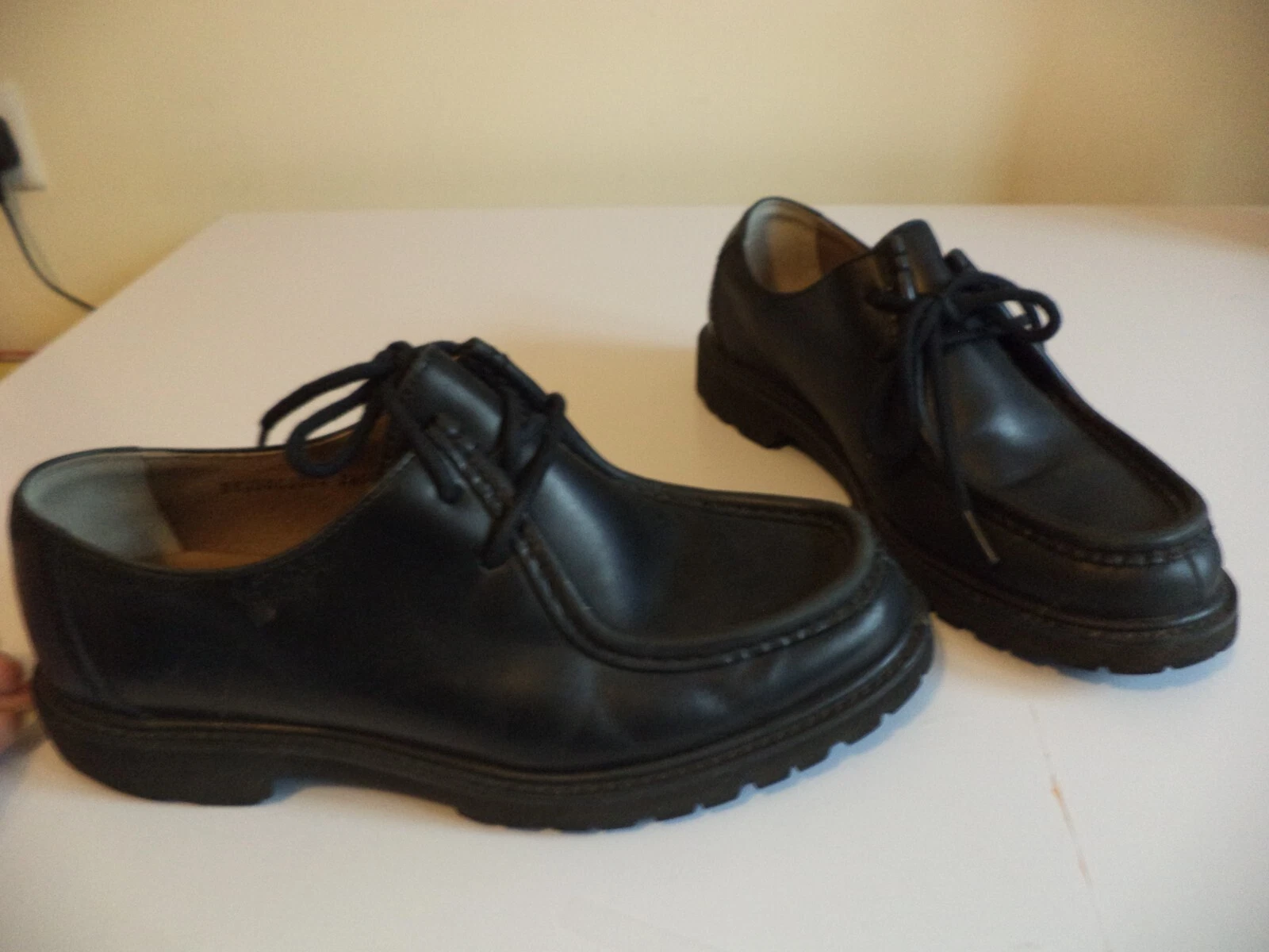 REGAL IMPERIAL GRADE Black Leather Men's women's Shoes size uk 6 loafers
