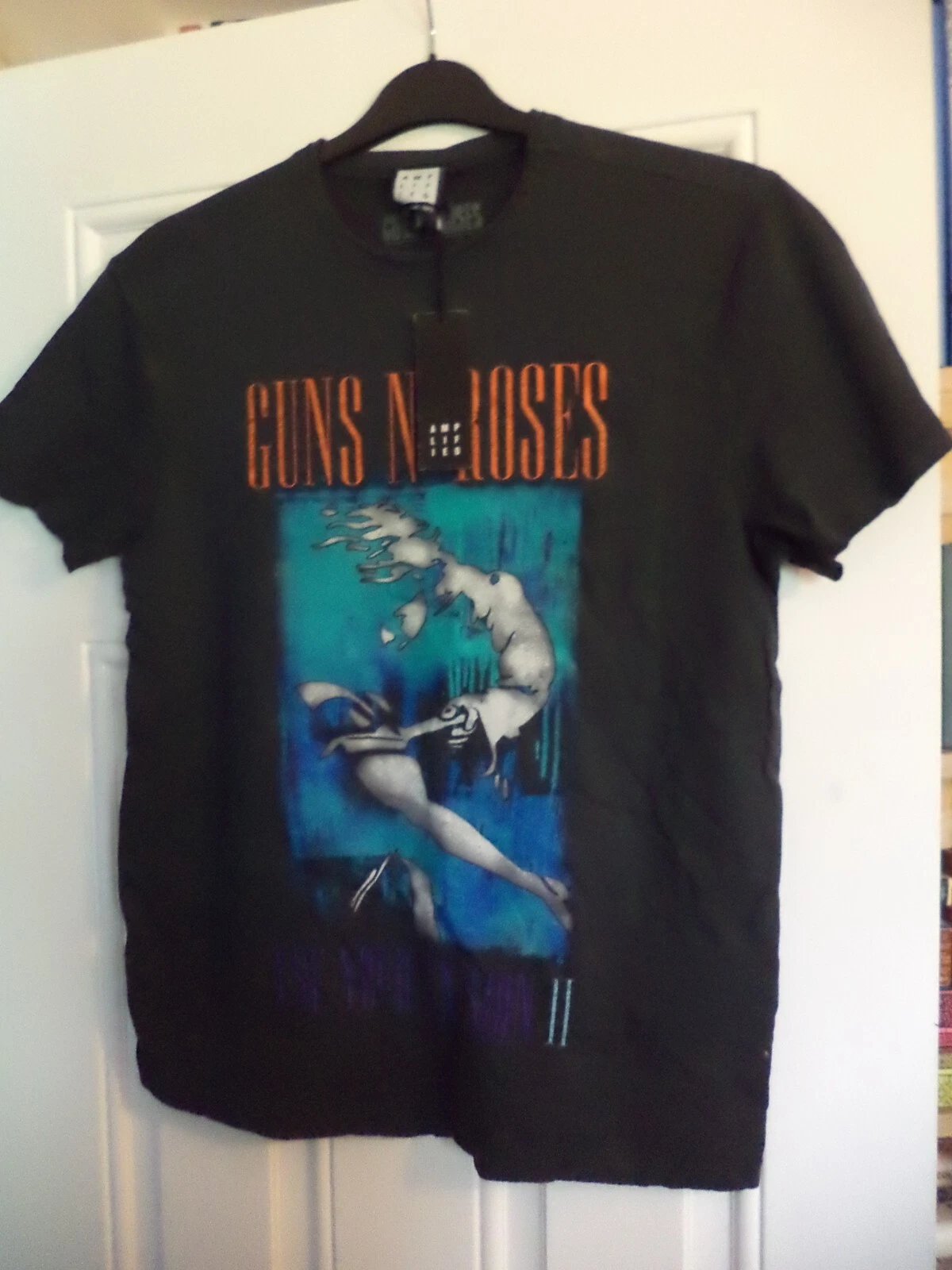 NEW AMPLIFIED Guns N' Roses ROCK BAND MUSIC CONCERT TOUR t shirt XS size 10