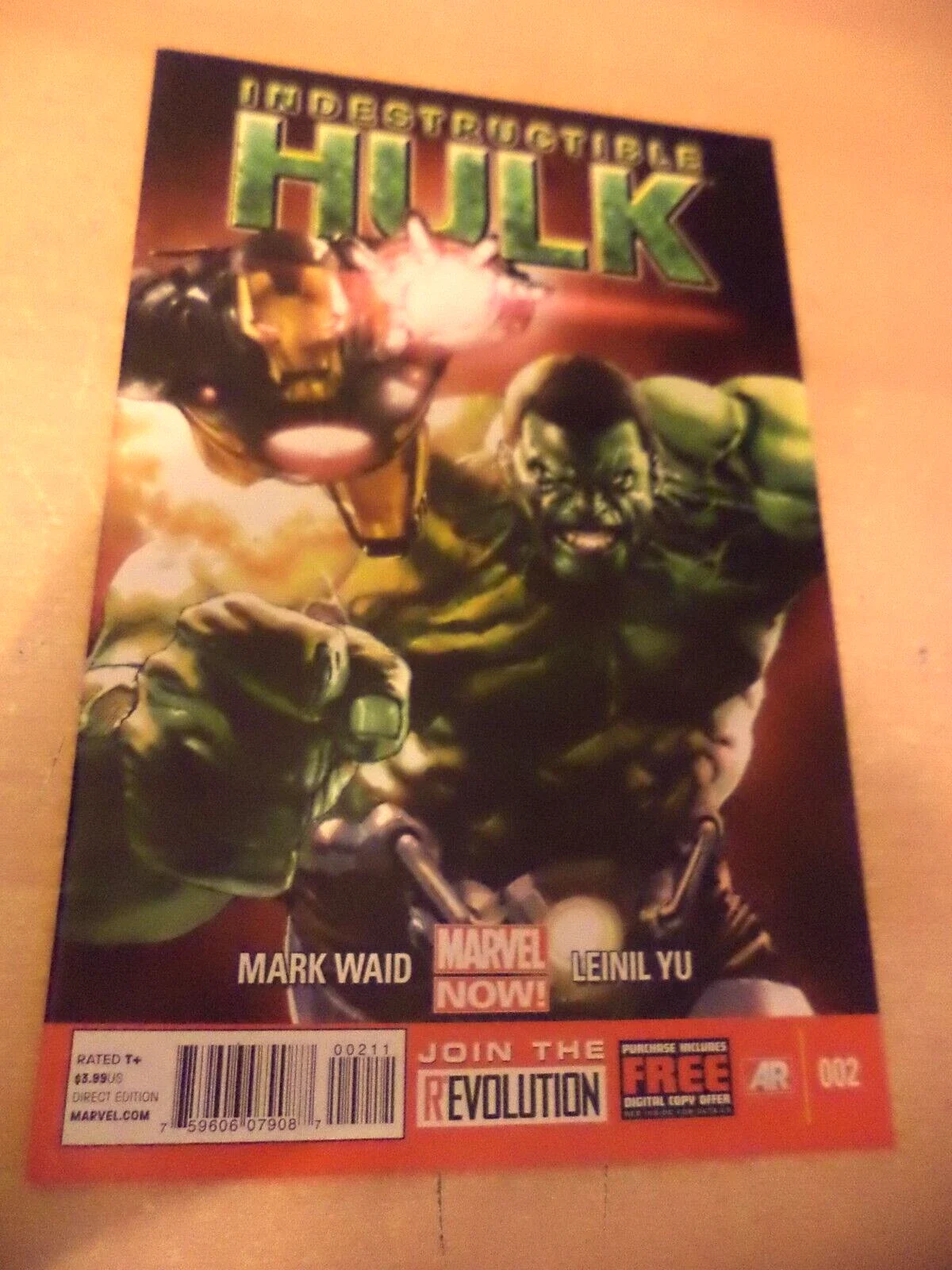 INDESTRUCTIBLE HULK marvel incredible hulk 002 #2 COMIC BOOK GRAPHIC NOVEL