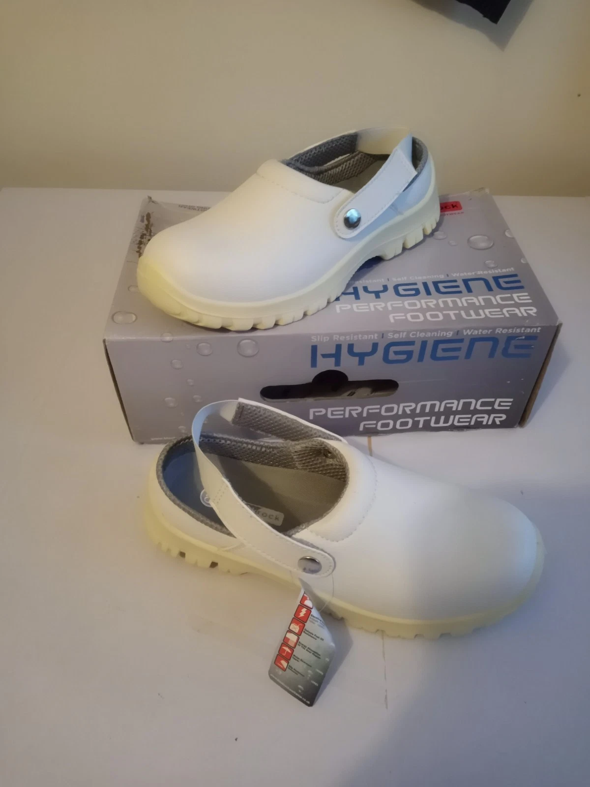 Blackrock men's women's Hygiene white slip on shoes Clogs SRC White UK Size 6.5