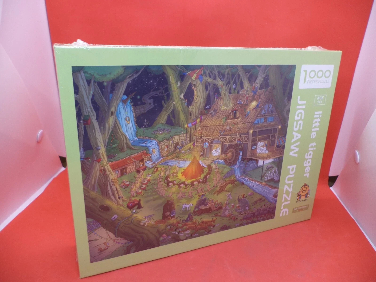 BRAND NEW SEALED little tigger QUALITY 1000 piece JIGSAW PUZZLE campfire