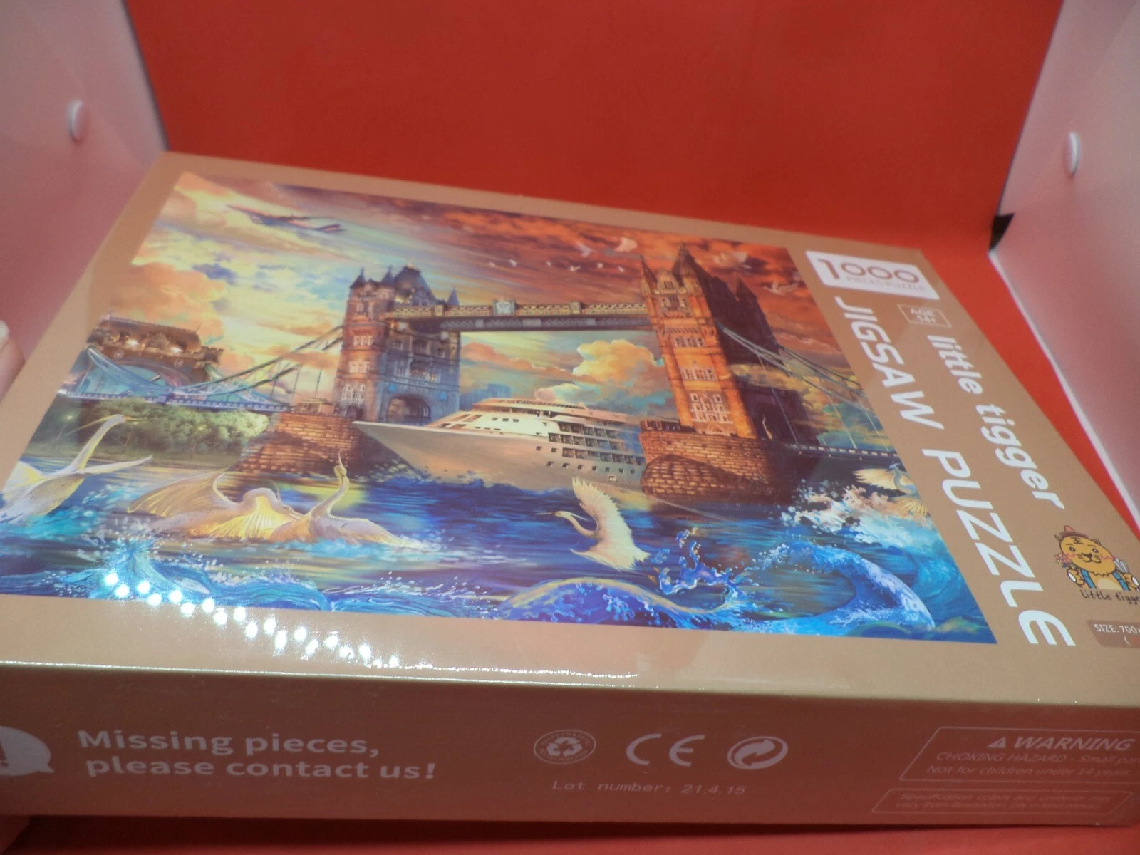 BRAND NEW SEALED little tigger QUALITY 1000 piece JIGSAW PUZZLE tower bridge