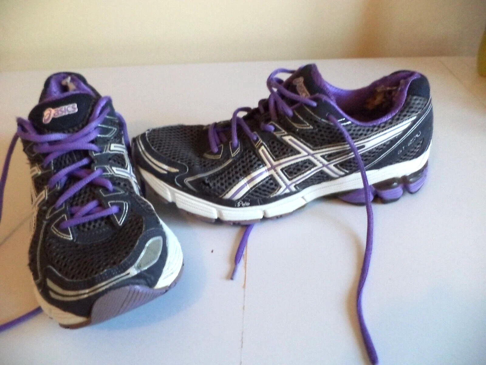 ASICS Gel IGS GT 2170 T256N women's men's size 8 running shoes trainers BLACK