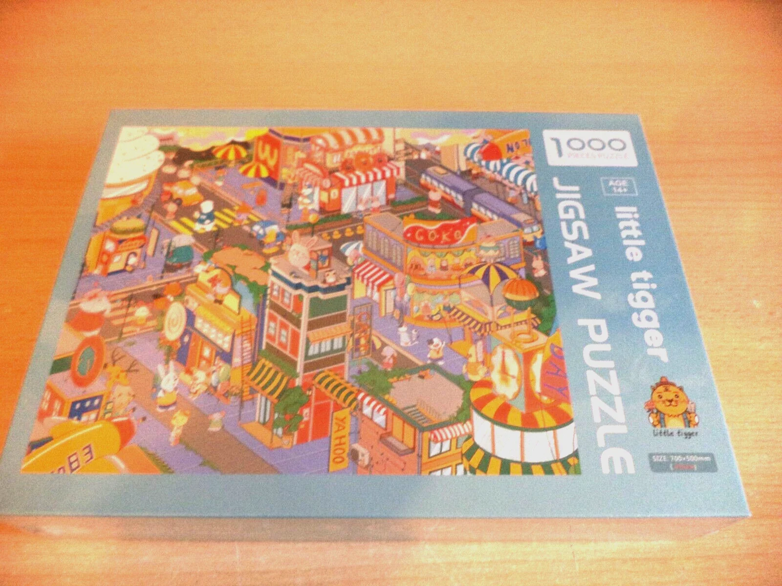 BRAND NEW SEALED little tigger QUALITY 1000 piece JIGSAW PUZZLE busy town